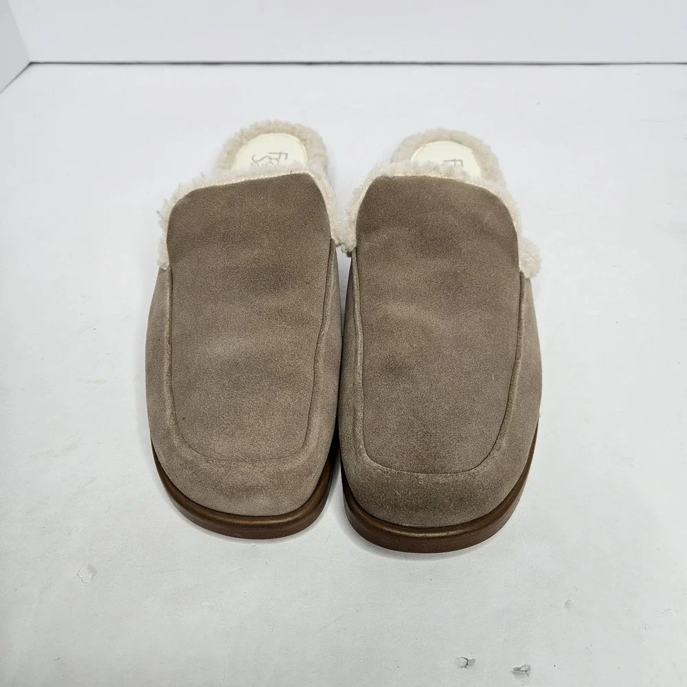 Franco Sarto Mules Fleece Shoes Size 10 M Heel To Toe 11.5" - Picture 3 of 13